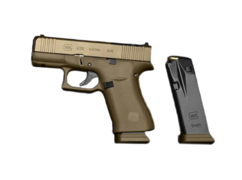 Glock G43X Coyote MOS