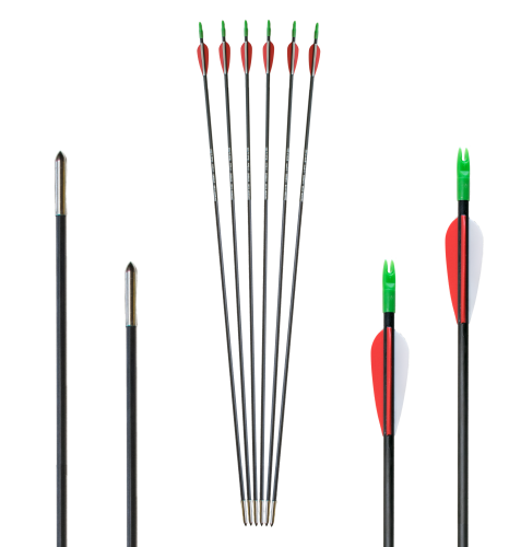 Carbon Pfeile Archery Club 6mm 6Stk.