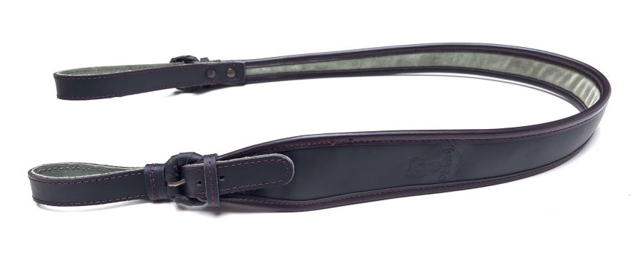 Hirsch Gewehrriemen Braun Leder Luxury brown