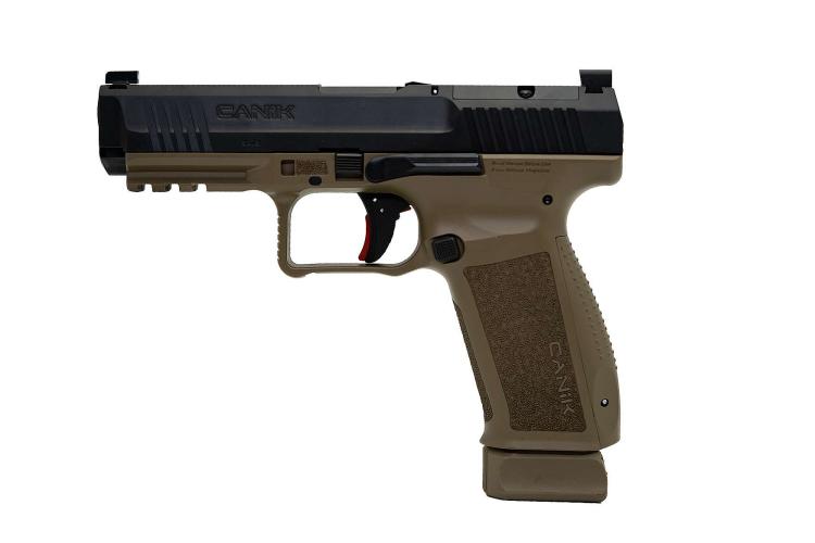 Canik Pistol METE Sft Black 9x19 SAO fiber