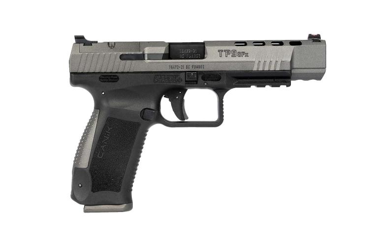 Canik Pistol TP9SFx Mod2 Tungsten Gray 9x19 SAO fiber