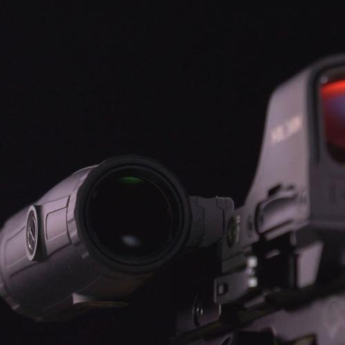 Holosun HS510C Solar Red Circle Dot Sight Combo & HM3X blk