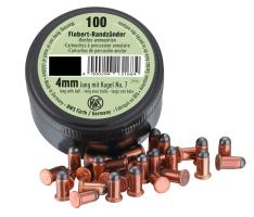 RWS Flobert Randzünder 4mm lang mit Kugel No. 7